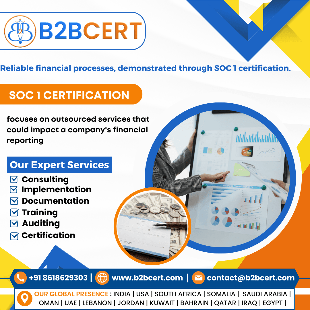 Achieve SOC 1 Certification in USA with Expert Consulting Help